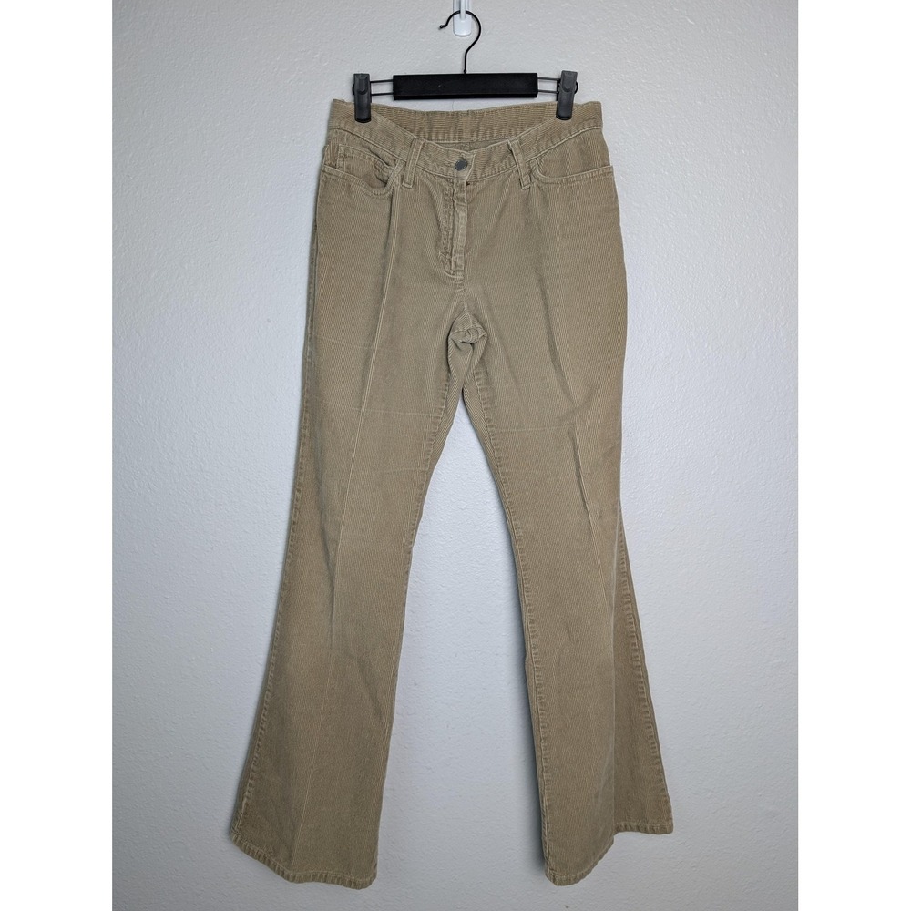 United‎ Colors Of Benetton Pants Womens 42 Beige Corduroy Bootcut Casual Khakis